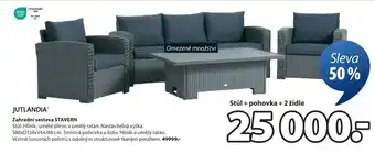 JYSK JUTLANDIA Zahradní sestava STAVERN nabídka