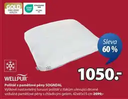 JYSK Polštář z paměťové pěny SOGNDAL nabídka