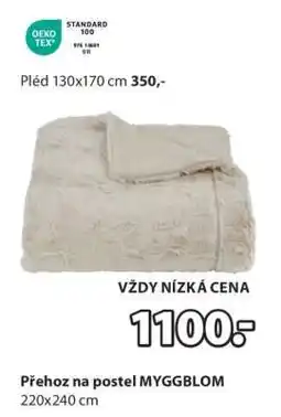 JYSK PŘEHOZ NA POSTEL MYGGBLOM nabídka