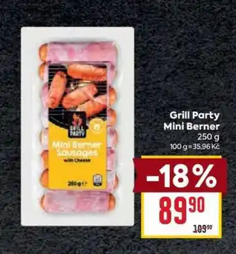 Billa Grill Party Mini Berner nabídka