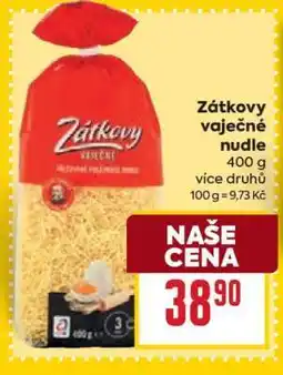 Billa Zátkovy vaječné nudle nabídka