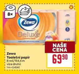 Billa Zewa toaletní papír nabídka