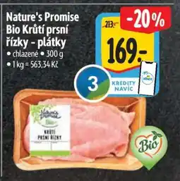 Albert Nature's Promise Bio Krůtí prsí řízky - plátky nabídka