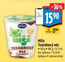 Albert Míša Tvarohový mls nabídka