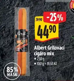 Albert Albert Grilovací cigáro mix nabídka