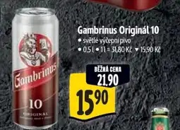 Albert Gambrinus Originál 10 nabídka