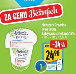 Albert Nature's Promise Free From Zakysaná smetana 15% nabídka