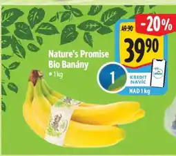 Albert Nature’s Promise Bio Banány nabídka