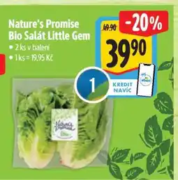 Albert Nature‘s Promise Bio Salát little gem nabídka