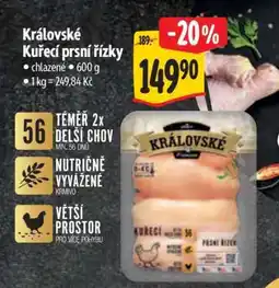 Albert Královské kuřecí prsí řízky nabídka