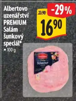 Albert Albertovo uzenářství PREMIUM Salám šunkový speciál nabídka