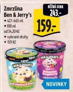 Albert Zmrzlina Ben&Jerry’s nabídka