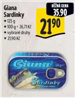 Albert Giana Sardinky nabídka