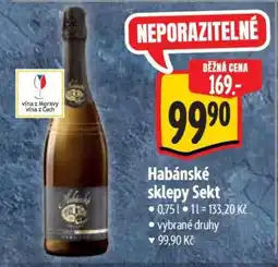 Albert Habánské sklepy Sekt nabídka