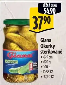 Albert Giana Okurky sterilované nabídka