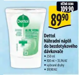 Albert Dettol Náhradní náplň do bezdotykového dávkovače nabídka