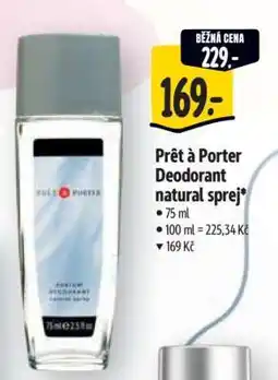Albert Prêt-à-porter Deodorant natural sprej nabídka