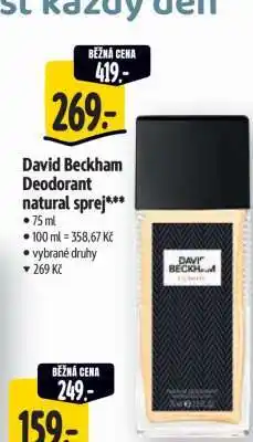 Albert David Beckham Deodorant natural sprej nabídka