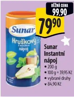 Albert Sunar instantní nápoj nabídka