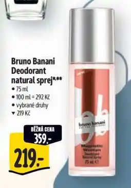 Albert Bruno Banani deodorant natural sprej nabídka