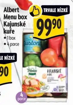 Albert Albert Menu box Kajnuské kuře nabídka