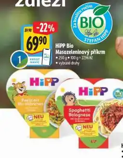 Albert HiPP Bio Masozeleninový příkrm nabídka