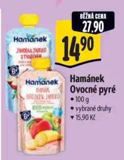 Albert Hamánek ovocné pyré nabídka