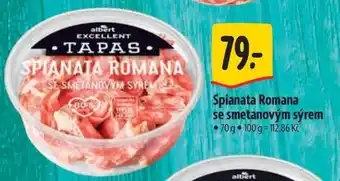 Albert Spianata Romana se smetanovým sýrem nabídka