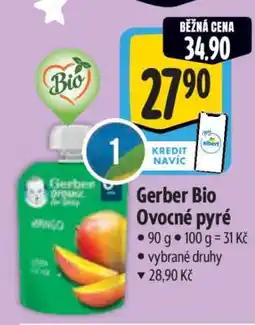 Albert Gerber Bio Ovocné pyré nabídka