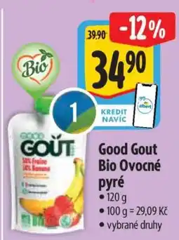 Albert Good Gout Bio Ovocné pyré nabídka