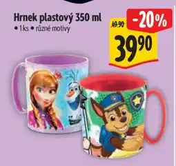 Albert Hrnek plastový 350 ml nabídka