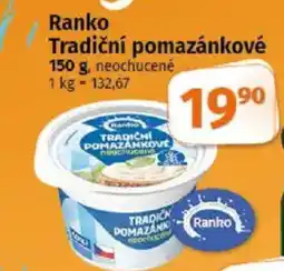 COOP TIP Ranko Tradiční pomazánkové nabídka