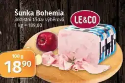 COOP TIP Šunka Bohemia nabídka