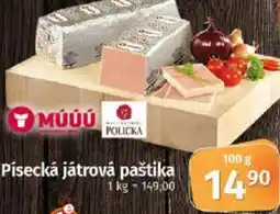 COOP TIP Písecká játrová paštika nabídka