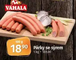 COOP TIP Párky se sýrem nabídka