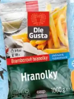 COOP TIP Dle Gusta Hranolky nabídka