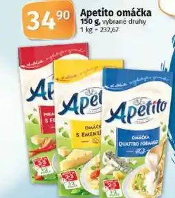 COOP TIP Apetito omáčka nabídka