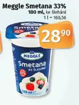 COOP TIP Meggle Smetana 33% nabídka