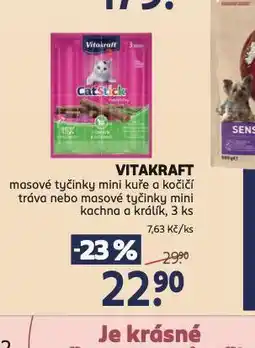 Rossmann Vitakraft tyčinky pro kočky nabídka