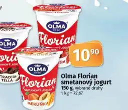 COOP TIP Olma Florian smetanový jogurt nabídka