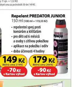 Dr. Max Repelent predator junior nabídka