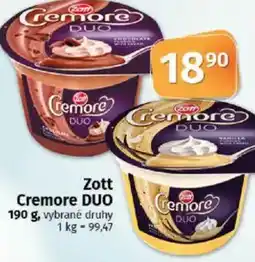 COOP TIP Zott Cremore Duo nabídka