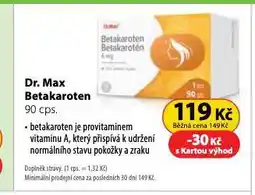 Dr. Max Betakaroten nabídka