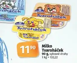 COOP TIP Milko Tvaroháček nabídka
