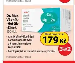 Dr. Max Vápník hořčík zinek nabídka