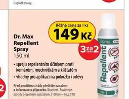 Dr. Max Repellent spray nabídka