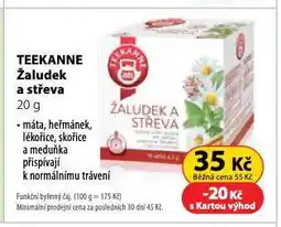 Dr. Max Teekanne žaludek a střeva nabídka