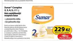 Dr. Max Sunar kojenecká výživa nabídka