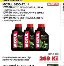Auto Kelly Motul olej 10w-30 nabídka