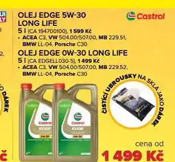 Auto Kelly Motorový olej edge 0w30 long life nabídka